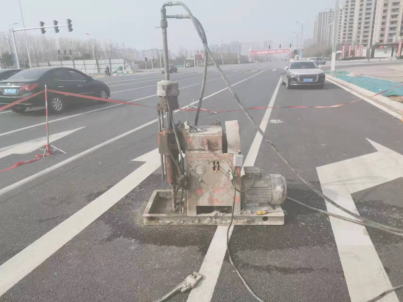 军垦路街道路基沉降注浆灌浆